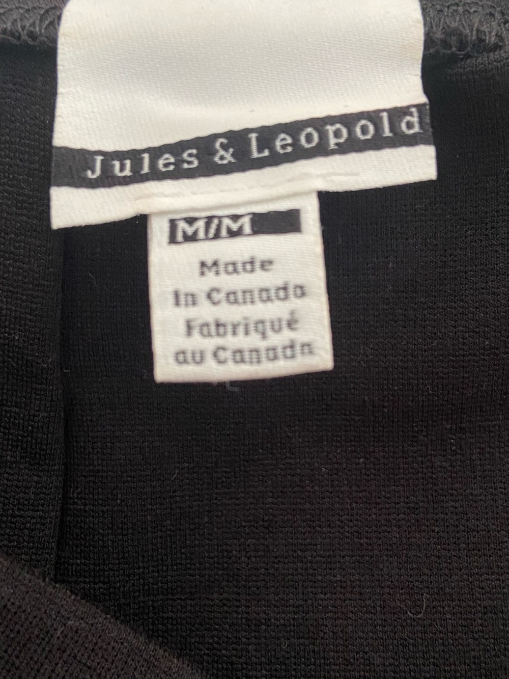 Jules & Leopold Black High-Rise Tie-Waist Skinny Pants - Picture 4 of 6